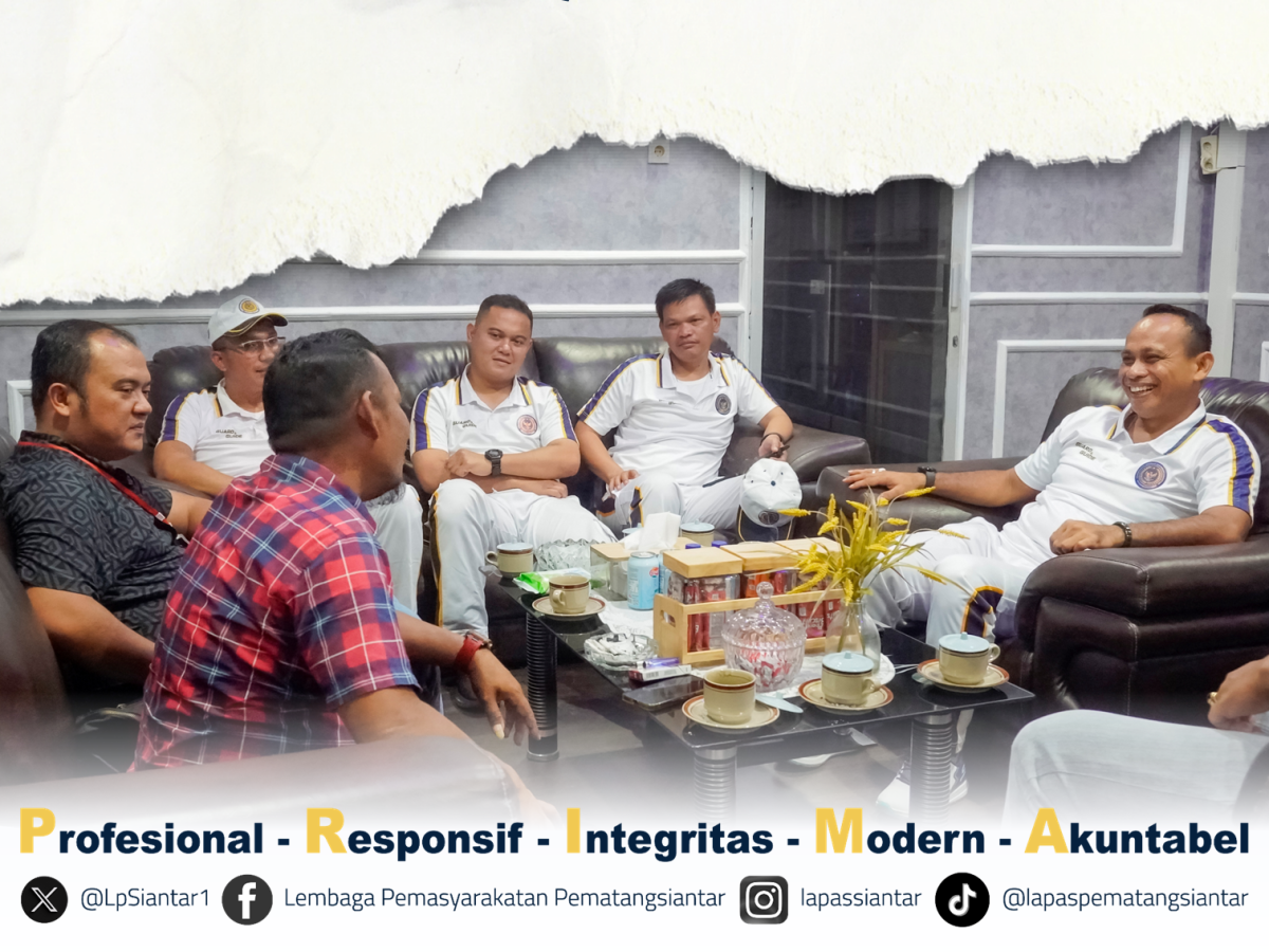 Pererat Sinergi dan Silaturahmi, Kalapas Siantar Terima Kunjungan Kasat Narkoba Polres Simalungun